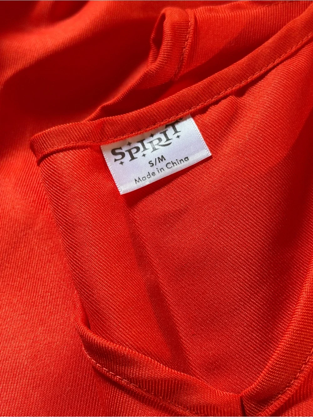 Spirit Bright Red Costume Top - Picture 3 of 5